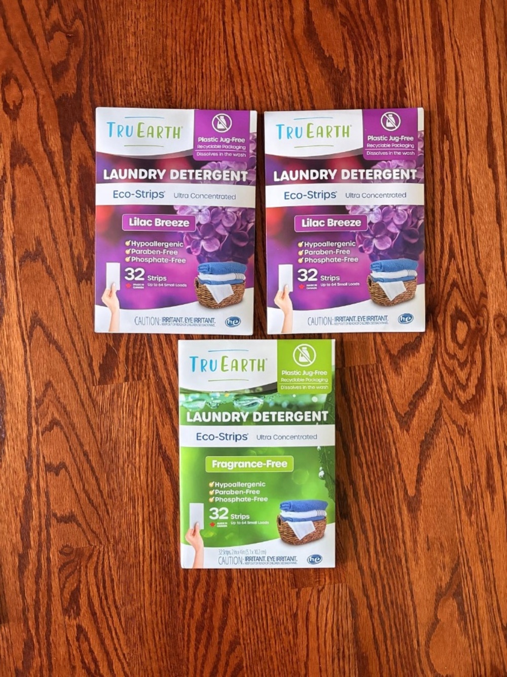 Tru Earth Laundry Detergent Sheets 3 Pack 32 Loads Eco-Strips Travel RV Camping